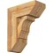 Ekena Millwork Balboa Slat Rough Sawn Bracket w/ Offset Brace, Western Red Cedar, 8"W x 18"D x 22"H BKT0806X18X22BOA06RWR - alternate 1